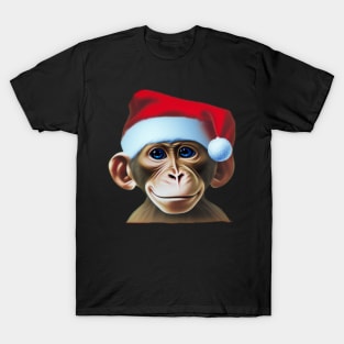 Cute Christmas Monkey T-Shirt